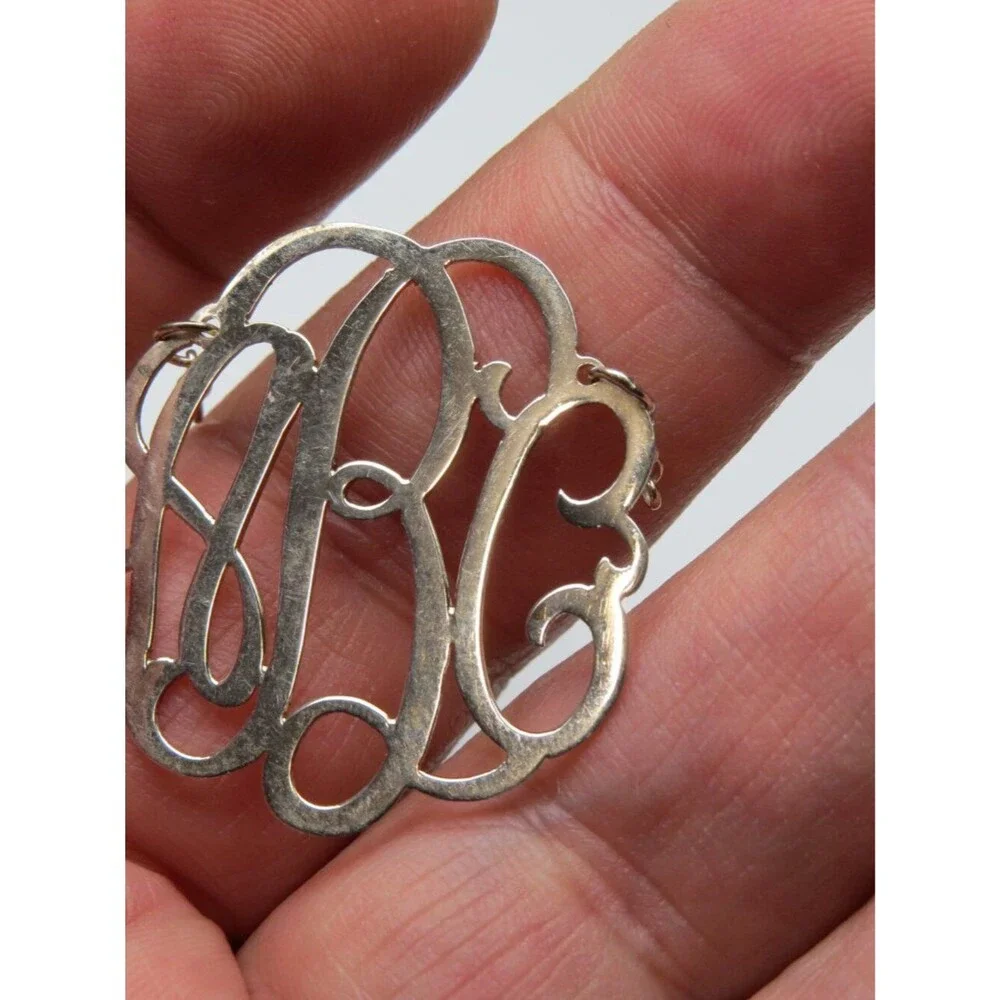 14k Initials A-R-C Nameplate